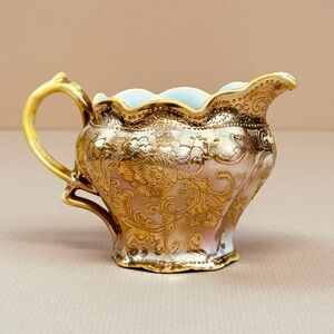 Vintage Ornate Gold Creamer